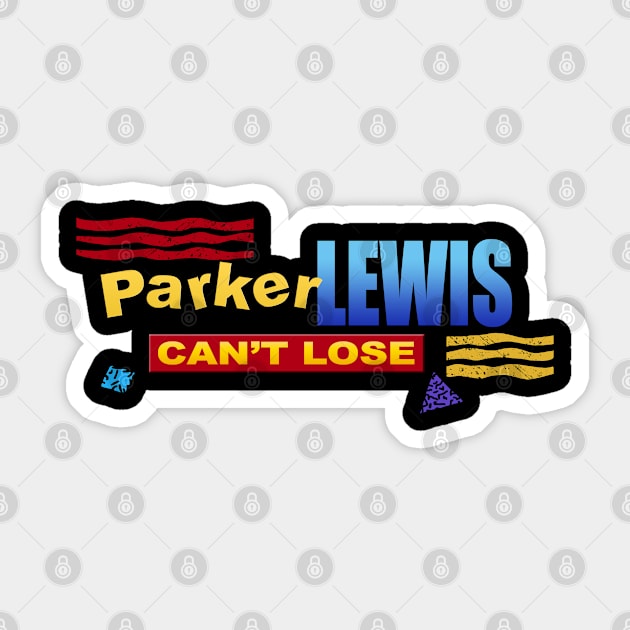 Parker Lewis Can't Lose Sticker by PentaGonzo